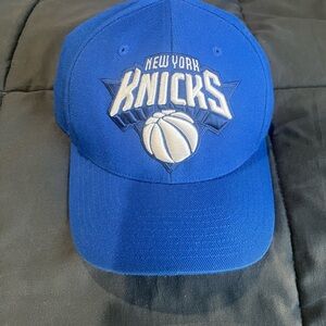 Mitchell & Ness Blue New York Knicks Hat